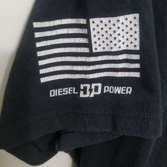 VGUC black skull & roses Diesel Power 2XL shirt - Picture 2 of 5